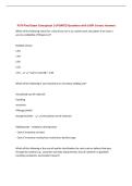 P370 Final Exam Conceptual &vert; UPDATED Questions with 100&percnt; Correct Answers