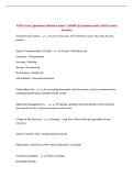 P370 I-Core Operations Midterm Exam &vert; UPDATED Questions with 100&percnt; Correct Answers