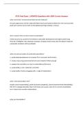 P370 Final Exam &vert; UPDATED Questions with 100&percnt; Correct Answers