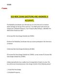 SOS NERC Exam Questions and Answers &ndash; 100&percnt; Accurate Guide 2026&sol;2027&comma; Fully Illustrated