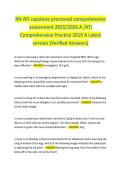 RN ATI capstone proctored comprehensive  assessment 2025&sol;2026 A &sol;ATI  Comprehensive Practice 2019 A Latest  version &lpar;Verified Answers&rpar;