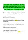 RN HESI EXIT EXAM VERSION 1 ACTUAL EXAM  ALL QUESTIONS AND CORRECT ANSWERS &lpar;ALL  SCREENSHOTS FROM QUESTION 1-160&rpar; LATEST  AND COMPLETE UPDATE 2026 GRADED A&plus; 