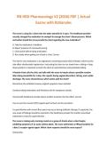 RN HESI Pharmacology V2 &lpar;2026&rpar; PDF &vert; Actual  Exams with Rationales