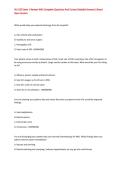 NU 310 Exam 1 Newest With Complete Questions And Correct Detailed Answers&vert; Brand New Version&excl;