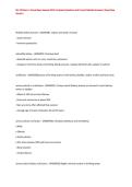 NU 310 Exam 2 Actual Exam Newest With Complete Questions And Correct Detailed Answers&vert; Brand New Version&excl;