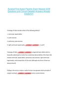 Surgical First Assist Practice Exam Newest 2026  Questions and Correct Detailed Answers Already  Graded A&plus; 