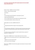 BUNDLE DEAL FOR NU310  ACTUAL LATEST  EXAM 1&comma;2&comma;3 QUESTIONS WITH100&percnt;  CORRECT  VERFIED SOLUTIONS  &vert;  ALREADY  GRADED A&plus;