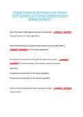 Virginia Registered Technician Exam Newest  2026 Questions and Correct Detailed Answers  Already Graded A&plus; 