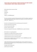 NURS 327 EXAM 1 ACTUAL EXAM 2026 &vert; COMPLETE QUESTIONS AND CORRECT ANSWERS &vert; VERIFIED ANSWERS &vert; NEWEST VERSION &vert; BRAND NEW VERSION&excl;