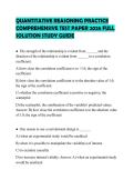 QUANTITATIVE REASONING PRACTICE COMPREHENSIVE TEST PAPER 2026 FULL SOLUTION STUDY GUIDE