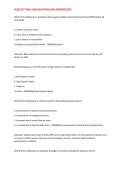 NURS 327 FINAL EXAM QUESTIONS AND ANSWERS 2025&period;
