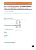WGU D391 Healthcare Ecosystems Exam question and answer &vert;Latest version 2026&sol;2027 A&plus; rated&comma; Exam of Nursing