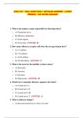 IICRC OCT COMPLETE PACKAGED EXAMS LATEST UPDATED
