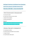 Rail Signal Technician Certification Exam Questions  and Correct Answers &lpar;Verified Answers&rpar; Plus  Rationales 2026 Q&A &vert; Instant Download Pdf