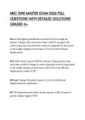 MKC SWE MASTER EXAM 2026 FULL QUESTIONS WITH DETAILED SOLUTIONS GRADED A&plus;