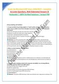 Crush the Maryland EMT Exam 2026&sol;2027 &ndash; Complete Accurate Questions&comma; Well-Elaborated Answers & Rationales &vert; 100&percnt; Verified Solutions &vert; Instant PDF