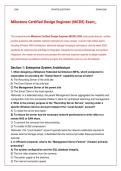  Milestone Certified Design Engineer &lpar;MCDE&rpar; Exam Prep&colon; 400 Practice Questions & Explained Answers