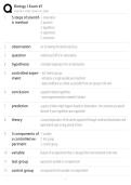 Biology I Exam 1 Study Guide &vert; Practice Questions & Concepts Review