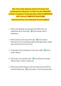 New York Crane Operator General Practice Test  Comprehensive Resource To Help You Ace 2026-2027  Includes Frequently Tested Questions With ELABORATED  100&percnt; Correct COMPLETE SOLUTIONS   Guaranteed Pass First Attempt&excl;&excl; Current Update&excl;&excl; 