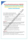 Pass Your Maryland Nurse Practitioner Exam in 2026&sol;2027 &ndash; Complete Accurate Practice Questions with Well-Elaborated Answers & Rationales &vert; 100&percnt; Verified Solutions &vert; Instant Download