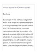 YVR Avop - Test practice - GETTING YOUR AVOP - Module 3 ACTUAL EXAM LATEST UPDATE THIS YEAR QUESTIONS AN DETAILED ANSWERS&lowbar;compressed