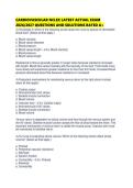 CARDIOVASCULAR NCLEX LATEST ACTUAL EXAM 2026&sol;2027 QUESTIONS AND SOLUTIONS RATED A&plus;