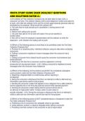 FDCPA STUDY GUIDE EXAM 2026&sol;2027 QUESTIONS AND SOLUTIONS RATED A&plus;