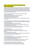 FDCPA TEST PAPER 2026&sol;2027 QUESTIONS AND SOLUTIONS RATED A&plus;