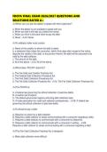 FDCPA FINAL EXAM 2026&sol;2027 QUESTIONS AND SOLUTIONS RATED A&plus;