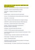 HTML MAIN EOC EXAMS 2026&sol;2027 QUESTIONS AND SOLUTIONS RATED A&plus;