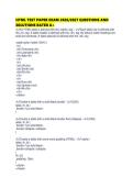 HTML LATEST EXAM ACTUAL 2026&sol;2027 QUESTIONS AND SOLUTIONS RATED A&plus;