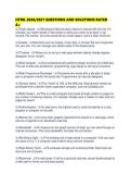 HTML 2026&sol;2027 QUESTIONS AND SOLUTIONS RATED A&plus;