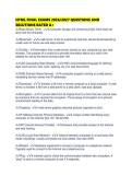 HTML FINAL EXAMS 2026&sol;2027 QUESTIONS AND SOLUTIONS RATED A&plus;