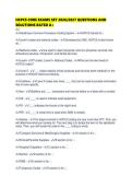 HCPCS CORE EXAMS SET 2026&sol;2027 QUESTIONS AND SOLUTIONS RATED A&plus;