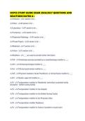 HCPCS STUDY GUIDE EXAM 2026&sol;2027 QUESTIONS AND SOLUTIONS RATED A&plus;
