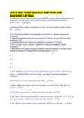HCPCS TEST PAPER 2026&sol;2027 QUESTIONS AND SOLUTIONS RATED A&plus;