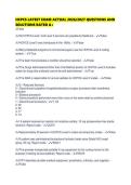 HCPCS LATEST EXAM ACTUAL 2026&sol;2027 QUESTIONS AND SOLUTIONS RATED A&plus;