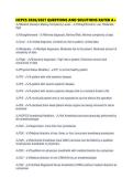 HCPCS 2026&sol;2027 QUESTIONS AND SOLUTIONS RATED A&plus;