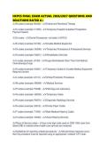 HCPCS FINAL EXAM ACTUAL 2026&sol;2027 QUESTIONS AND SOLUTIONS RATED A&plus;