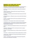 MINNESOTA CNA EXAMS SCRIPT 2026&sol;2027 QUESTIONS AND SOLUTIONS RATED A&plus;