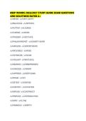 BSEP WORDS 2026&sol;2027 STUDY GUIDE EXAM QUESTIONS AND SOLUTIONS RATED A&plus;