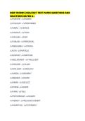 BSEP WORDS 2026&sol;2027 TEST PAPER QUESTIONS AND SOLUTIONS RATED A&plus;