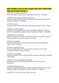 BSEP WORDS EVALUATION EXAMS 2026&sol;2027 QUESTIONS AND SOLUTIONS RATED A&plus;