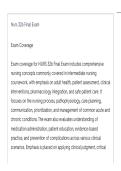 Nurs 326 Final ACTUAL EXAM LATEST UPDATE THIS YEAR QUESTIONS AN DETAILED ANSWERS&lowbar;compressed