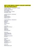 SWIFT RIVER MEDICAL SURGICAL 2026&sol;2027 QUESTIONS AND SOLUTIONS RATED A&plus;
