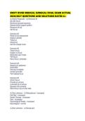 SWIFT RIVER MEDICAL SURGICAL FINAL EXAM ACTUAL 2026&sol;2027 QUESTIONS AND SOLUTIONS RATED A&plus;