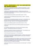FLORIDA JURISPRUDENCE LATEST 2026 EXAM QUESTIONS AND ANSWERS GRADED A&plus;