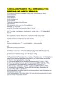 FLORIDA JURISPRUDENCE FINAL EXAM 2026 ACTUAL QUESTIONS AND ANSWERS GRADED A&plus;