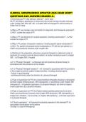 FLORIDA JURISPRUDENCE UPDATED 2026 EXAM SCRIPT QUESTIONS AND ANSWERS GRADED A&plus;