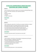 ATI RN VATI COMPREHENSIVE PREDICTOR EXAM QUESTIONS AND CORRECT ANSWERS